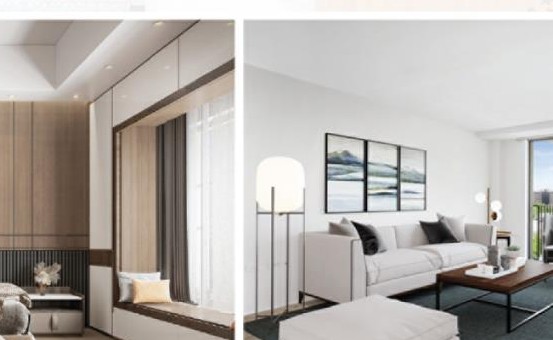 Finance House Apartments, living area
