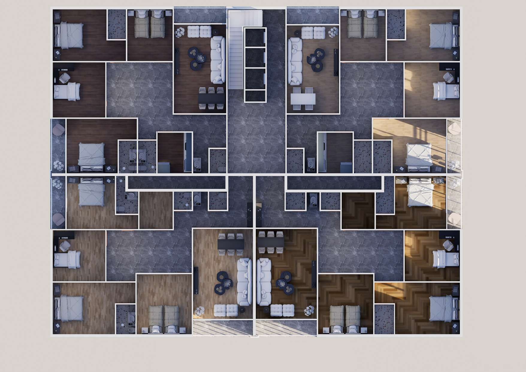 Floor plan of Taleex Apartment