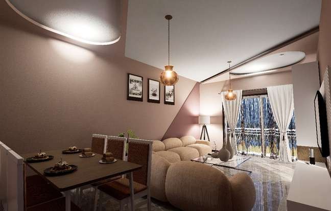 Taleex Apartment, dining area